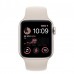 Apple Watch SE 2022 40mm (GPS) Starlight Aluminum Case with Starlight Sport Band - Size S/M (MNT33)