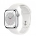 Apple Watch Series 8 41mm (GPS) Silver Aluminum Case with White Sport Band - Regular (MP6K3)
