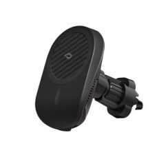 Автодержатель с беспроводной зарядкой Pitaka MagEZ Car Mount Pro Car Vent Black (CM4001Q)