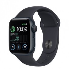 Apple Watch SE 2022 40mm (GPS) Midnight Aluminum Case with Midnight Sport Band (MNJT3)