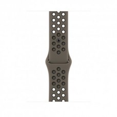 Ремешок для Apple Watch 45mm Nike Sport Band Olive Grey/Black (MPH73)