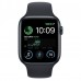 Apple Watch SE 2022 44mm (GPS) Midnight Aluminum Case with Midnight Sport Band - Size S/M (MNTF3)