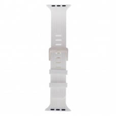 Ремешок для Apple Watch Band Silicone Shine 42/44/45/49 mm цвет White