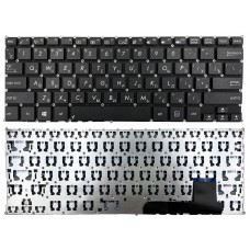 Клавиатура для Asus VivoBook X201 X201E X202 X202E S200 X205T черная без рамки прямой Enter High Copy (AEXCB700110)