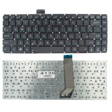 Клавиатура для Asus X402 X402C R408 R408C R408CA S400 S400C S400CA черная без рамки прямой Enter High Copy