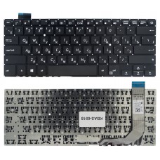 Клавиатура Asus X407M X407MA X407U X407UBR X407UA X407UB X407UF A407 черная без рамки прямой Enter PWR Original PRC (90NB0HP1-R31RU0)