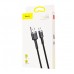 Кабель Baseus microUSB Cafule 1m/2.4A (CAMKLF-BG1) Black-Grey