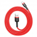 Кабель Baseus Lightning Cafule SE 1m/2.4A (CALKLF-G09) Red-Red