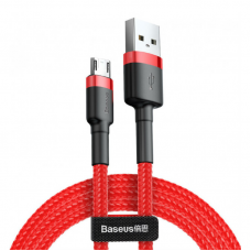 Кабель Baseus microUSB Cafule 1m/2.4A (CAMKLF-B09) Red-Red