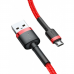 Кабель Baseus microUSB Cafule 1m/2.4A (CAMKLF-B09) Red-Red