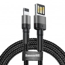 Кабель Baseus Lightning Cafule 0,5m/2.4A (CALKLF-AG1) Black-Grey