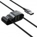 Кабель BASEUS Combo USB to Lightning + 2 USB Special Data Cable for Backseat 1.5m CALHZ-01