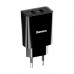 Адаптер сетевой BASEUS Speed Mini Dual U Charger |2USB, 2A, 10.5W| (CCFS-R02)