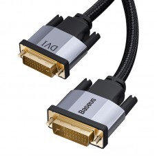 Кабель BASEUS Enjoyment Series DVI Male To DVI Male bidirectional Adapter Cable |1M| (CAKSX-Q0G)