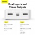 Универсальная батарея BASEUS Bipow Digital Display 20000mAh 15w белая (PPDML-J02)