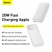 Умб BASEUS Bipow Digital Display Power bank 20000mAh |2USB/1Type-C, PD/QC, 20W, 3A| (PPDML-M02)