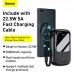 Умб BASEUS Qpow Digital Display Quick Charging Power Bank (With Type-C Cable) 20000mAh |USB/Type-C/Lightning, 22.5W/5A, PD/QC| (PPQD-I02)