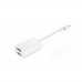 Переходник Apple Lightning To Lightning Audio + Charge