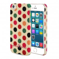 Чехол ARU для iPhone 5/5S/5SE Cutie Dots Coffee