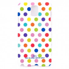 Чехол ARU для Samsung Galaxy Note 3 Cutie Dots White Rainbow
