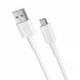 Кабель Proove Small Silicone Micro USB 2.4A (1m) white