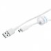 Кабель Proove Small Silicone Micro USB 2.4A (1m) white