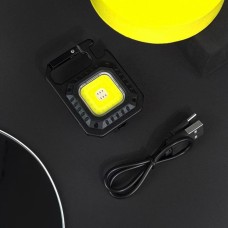 Многофункциональный LED фонарик W5138 с Type-C акумуляторный (7 режимов, карабин, отвертки)