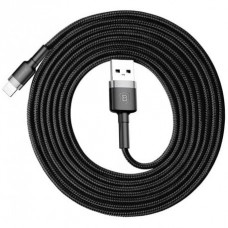 Кабель Baseus USB to Lightning Cable 1.5A (2m) Gray-Black (CALKLF-CG1)