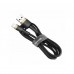 Кабель Baseus USB to Lightning Cable 2.4A (1m) Gold-Black (CALKLF-BV1)