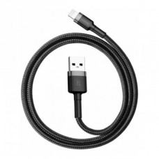 Кабель Baseus USB to Lightning Cable 2.4A (1m) Gray-Black (CALKLF-BG1)