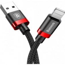 Кабель Baseus Cable Lightning USB 1.0м 2A Red/Black (CALKLF-B19)