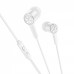 Наушники Hoco M104 Gamble universal with mic white