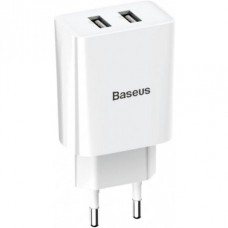 Сетевое зарядное устройство Baseus Speed Mini Dual U Charger White (CCFS-R02)