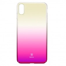 Чехол Baseus для iPhone X/Xs Glaze pink (WIAPIPHX-GC04)