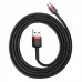 Кабель Baseus Cafule USB for Micro 2.4A (1m) Red/Black (CAMKLF-B91)