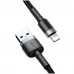 Кабель Baseus Cafule Cable USB Lightning 2A 3m Black (CALKLF-RG1)