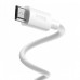 Кабель Baseus Simple Wisdom Data Cable Kit USB to MicroUSB 2.1A (2PCS/Set) 1.5m White (TZCAMZJ-02)