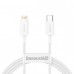 Кабель Baseus Superior Series Fast Charging Data Cable Type-C to Lightning 20W 0.25m White (CATLYS-02)