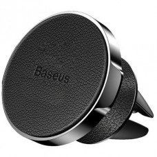 Автодержатель Holder Baseus Small Ears Series Air Outlet Magnetic Bracket Leather Type Black (SUER-E01)