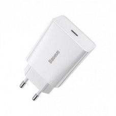 Сетевое зарядное устройство Baseus Speed Mini Quick Charger 1C 20W EU White (CCFS-SN02)