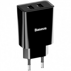 Сетевое зарядное устройство Baseus Speed Mini Dual U Charger 10.5W Black (CCFS-R01)