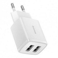 Сетевое зарядное устройство Baseus Compact Charger 2U 10.5W EU White (CCXJ010202)