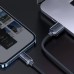 Кабель Baseus Crystal Shine Series USB to Lightning 2.4A (1.2m) Black (CAJY000001)