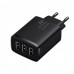 Сетевое зарядное устройство Baseus Compact Charger 17W (3 USB) Black (CCXJ020101)