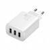 Сетевое зарядное устройство Baseus Compact Charger 17W (3 USB) White (CCXJ020102)