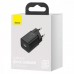 Сетевое зарядное устройство Baseus Super Si Quick Charger 1C 25W EU Black (CCSP020101)