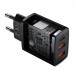 Сетевое зарядное устройство Baseus Compact PD Charger 30W U+C Black (CCXJ-E01)