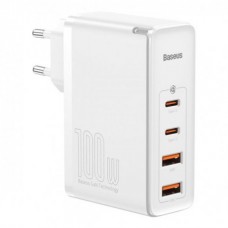 Сетевое зарядное устройство Baseus GAN2 Pro Quick Charger (2Type-C + 2USB) White (CCGAN2P-L02)