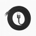 Кабель Baseus Cafule Cable USB For Type-C 3A 2m Gray-Black (CATKLF-CG1)