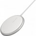 Беспроводное зарядное устройство Baseus Simple Mini Magnetic Wireless Charger White (WXJK-F02)